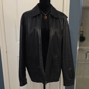 Wilsons Leather Black Jacket